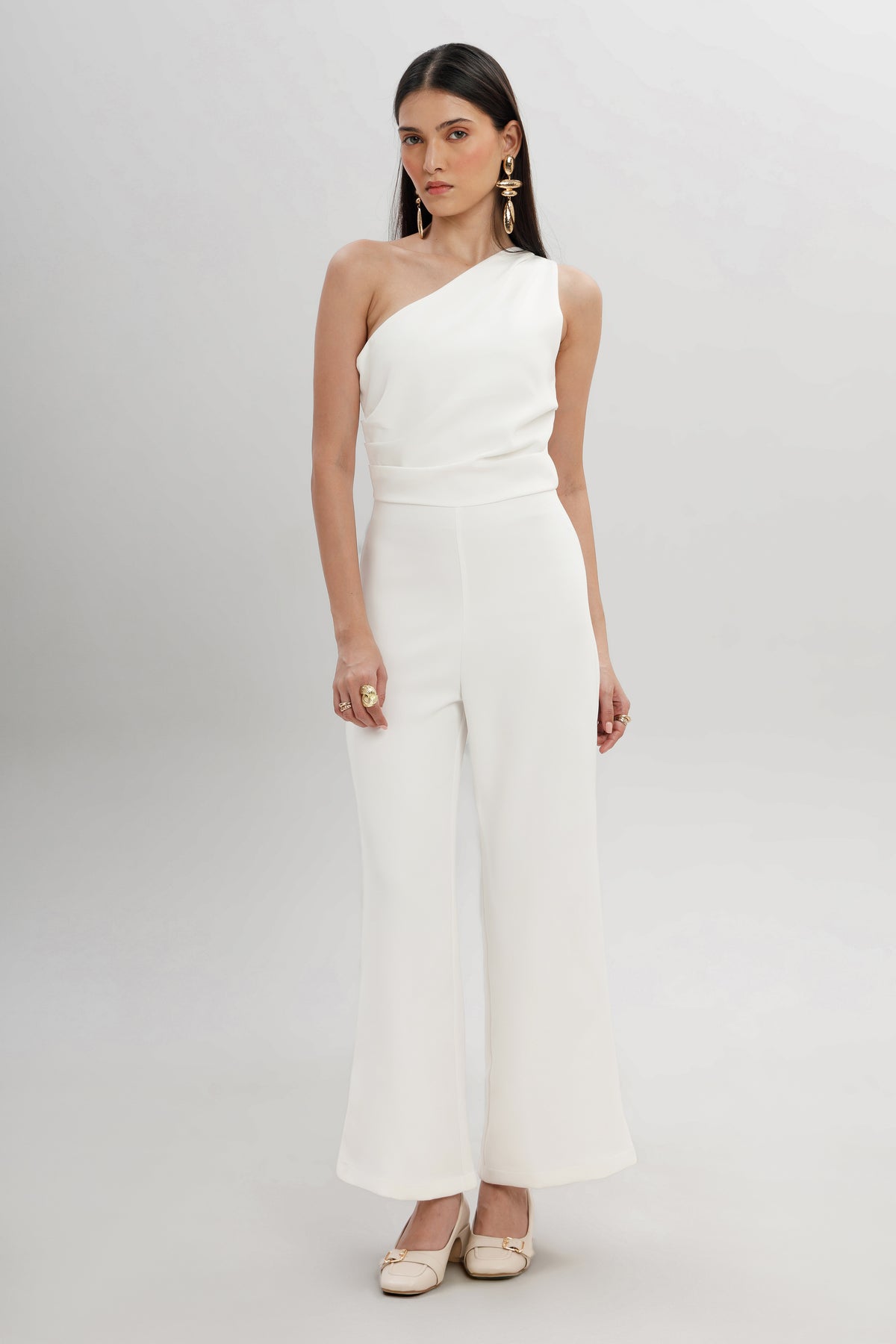 One Shoulder Jumpsuit