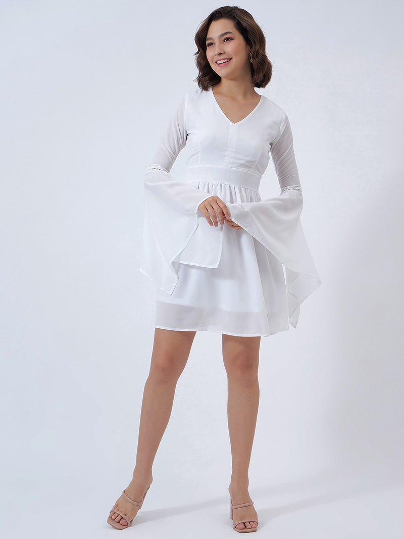 Boho Sleeve Skater Dress