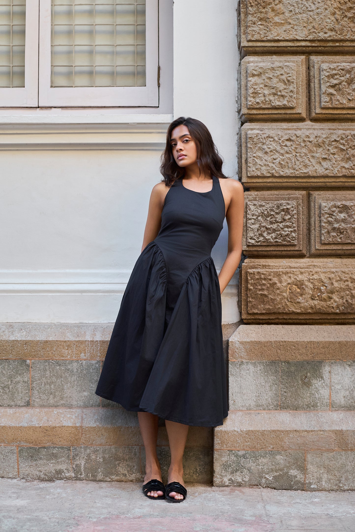 Drop Waist Midi