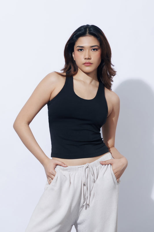 Scoop Neck Racerback Tank