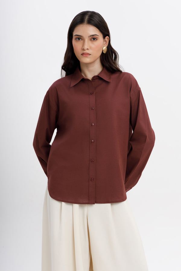 Relaxed Fit Linen Shirt