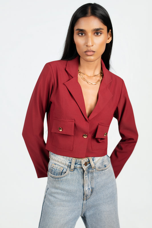Cropped Blazer
