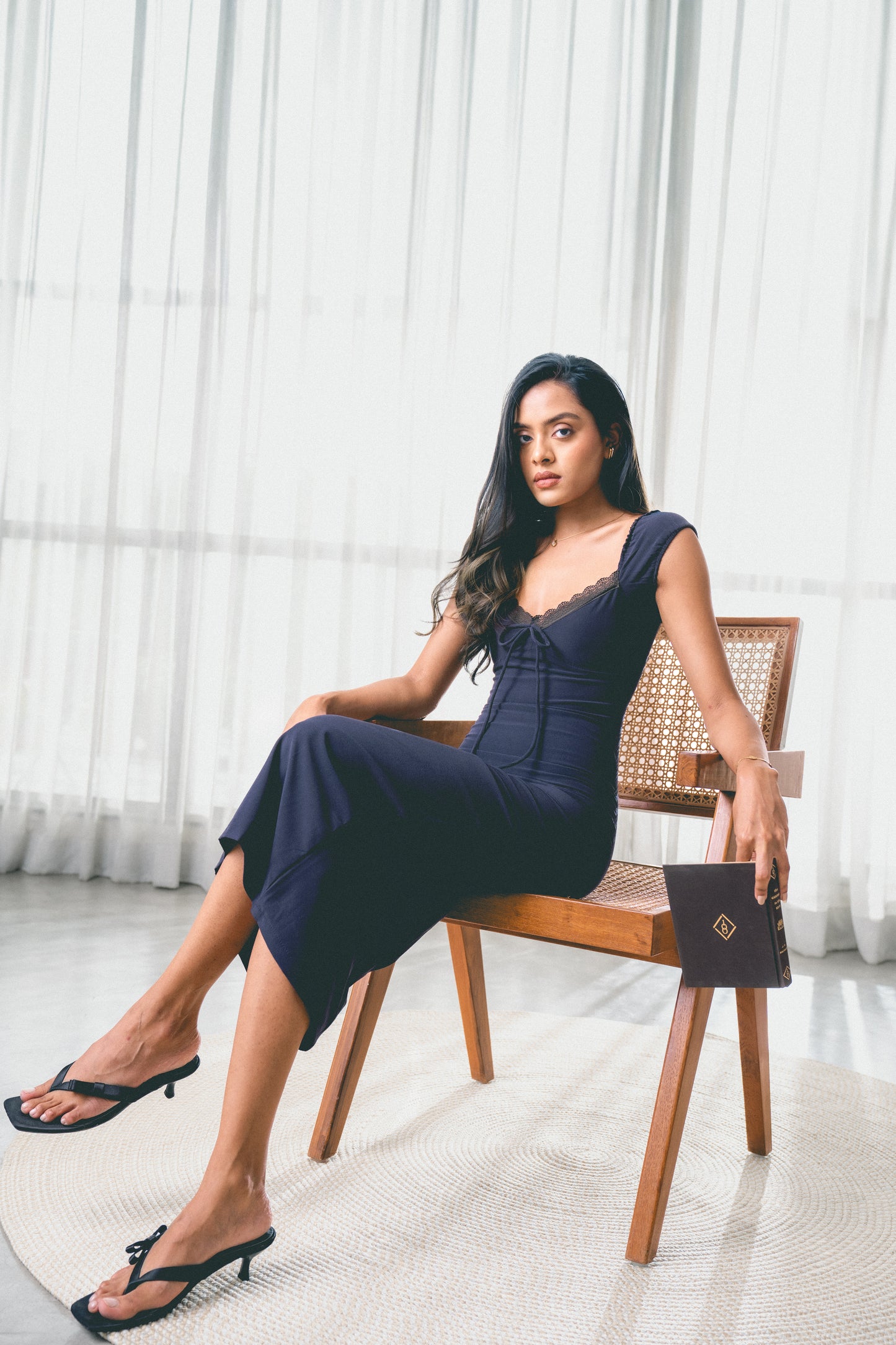 Tie-Front Midi