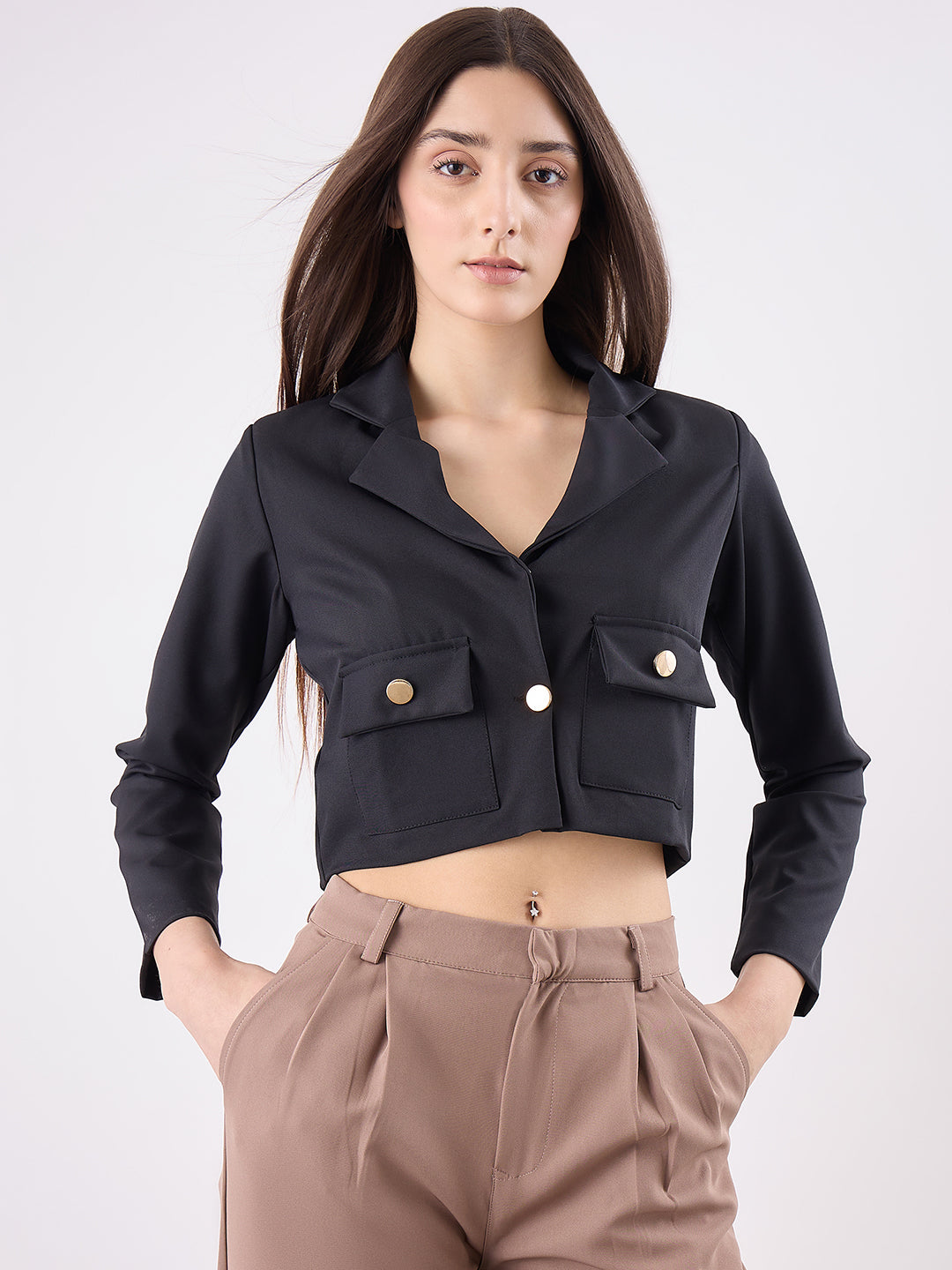 Cropped Blazer