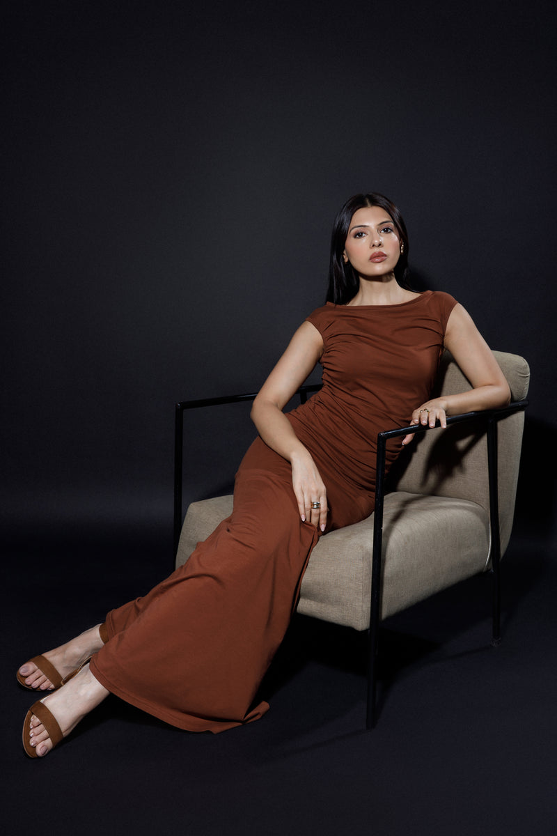Ruched Maxi Dress