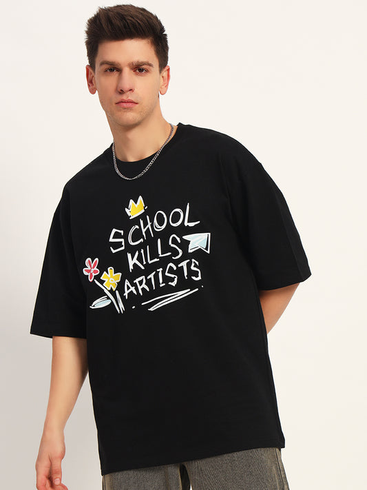 Graphic Drop Shoulder Tee