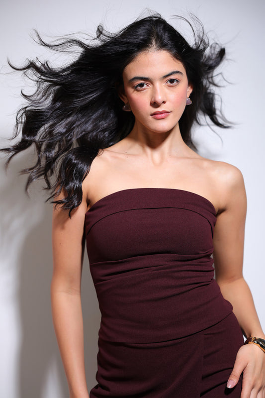 Strapless Tube Crop Top