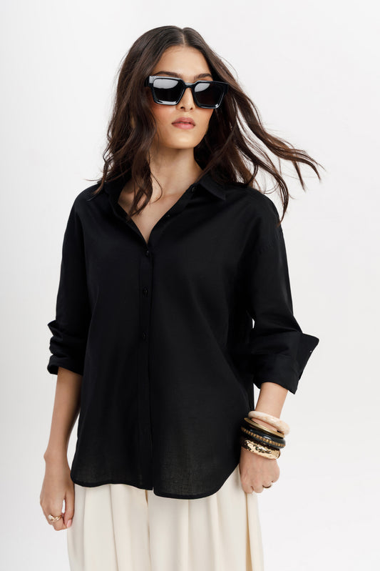 Relaxed Fit Linen Shirt