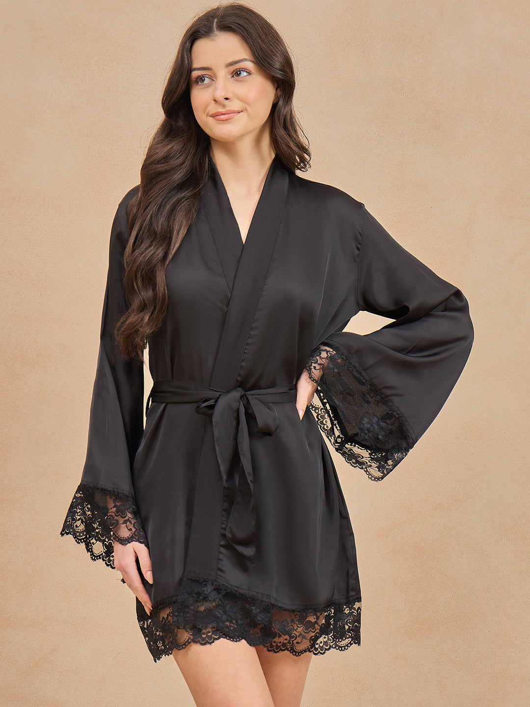 Sating Robe Luxe Satin Robes – Color Capital