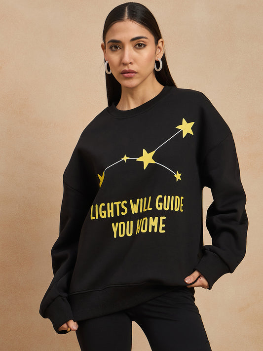 Graphic Drop Shoulder Sweatshirt