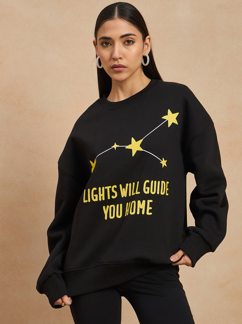Graphic Drop Shoulder Sweatshirt