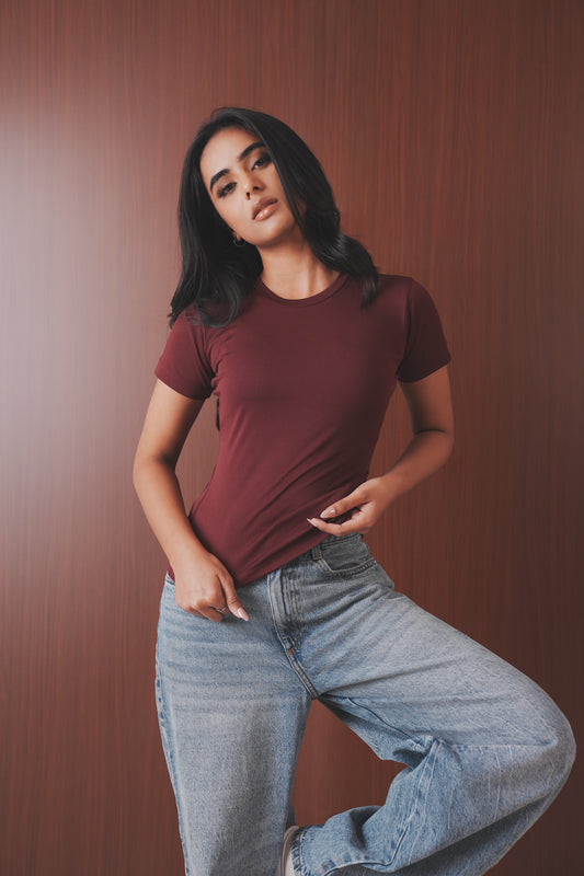 Short Sleeve Fitted T-Shirt