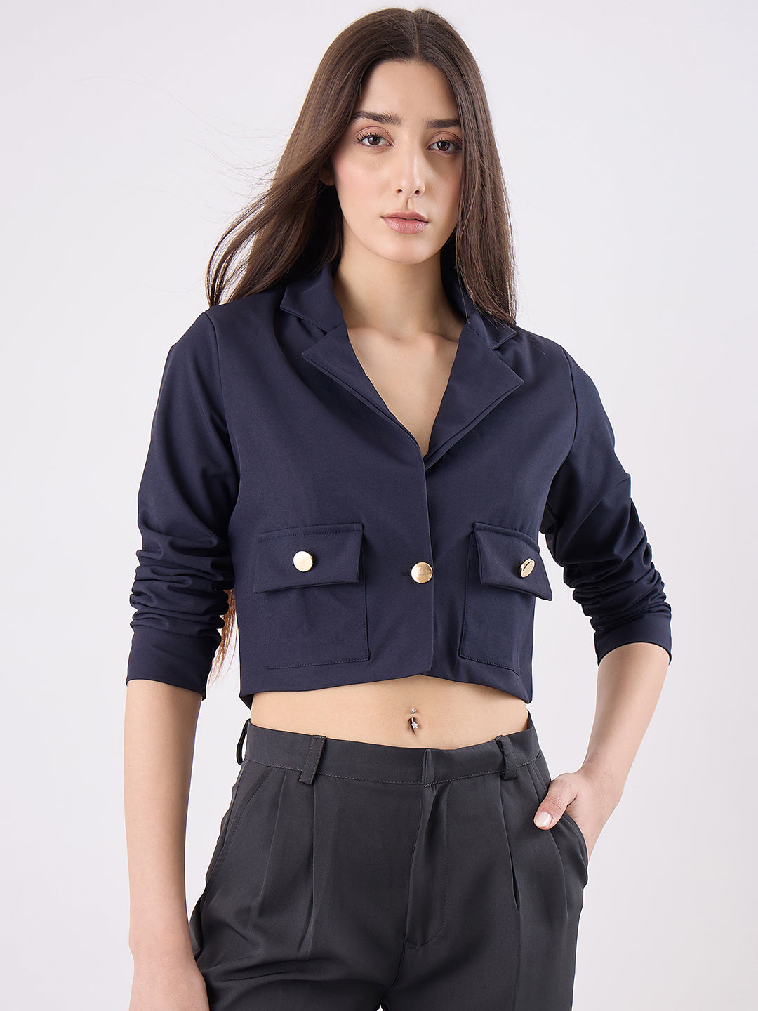 Cropped Blazer