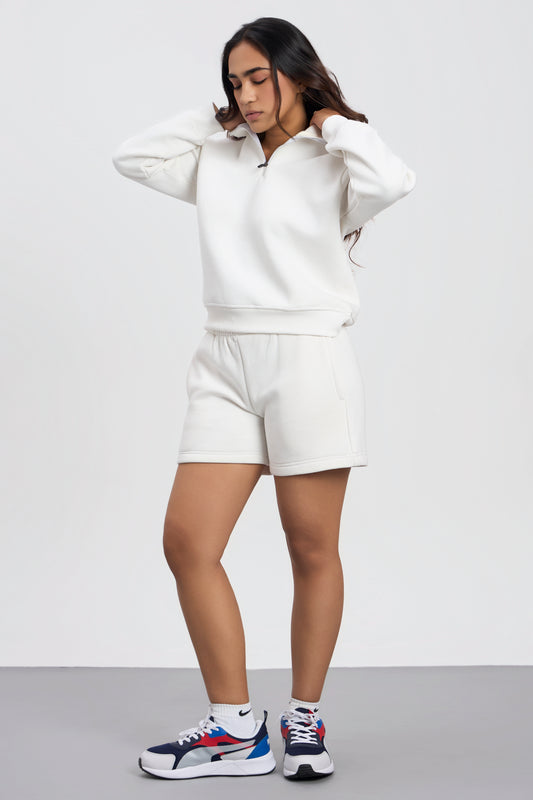 Oversized Zip-Top Sweatshirt