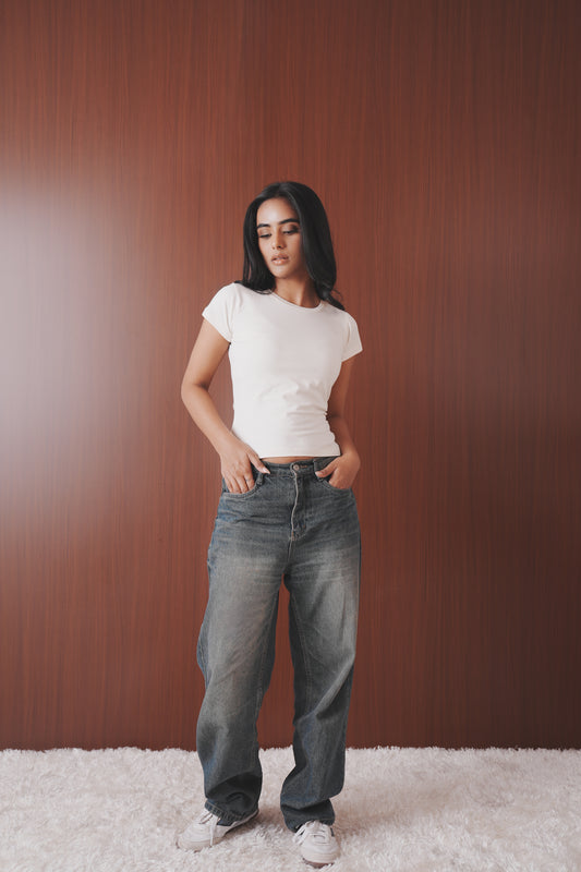Cotton Fitted T-Shirt
