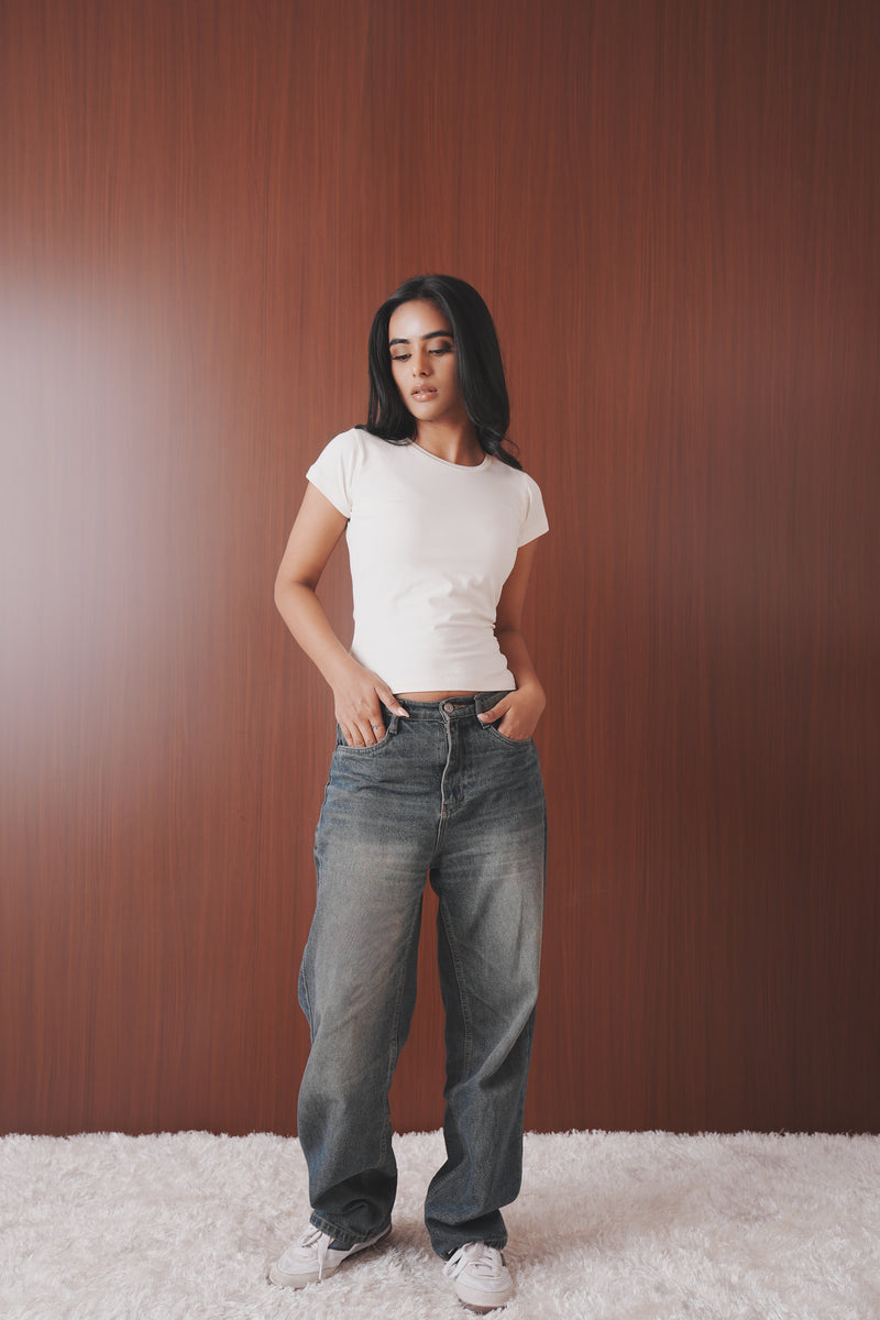 Cotton Fitted T-Shirt