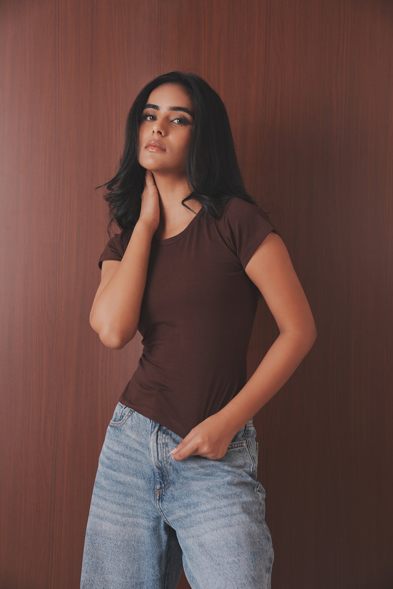 Cotton Fitted T-Shirt