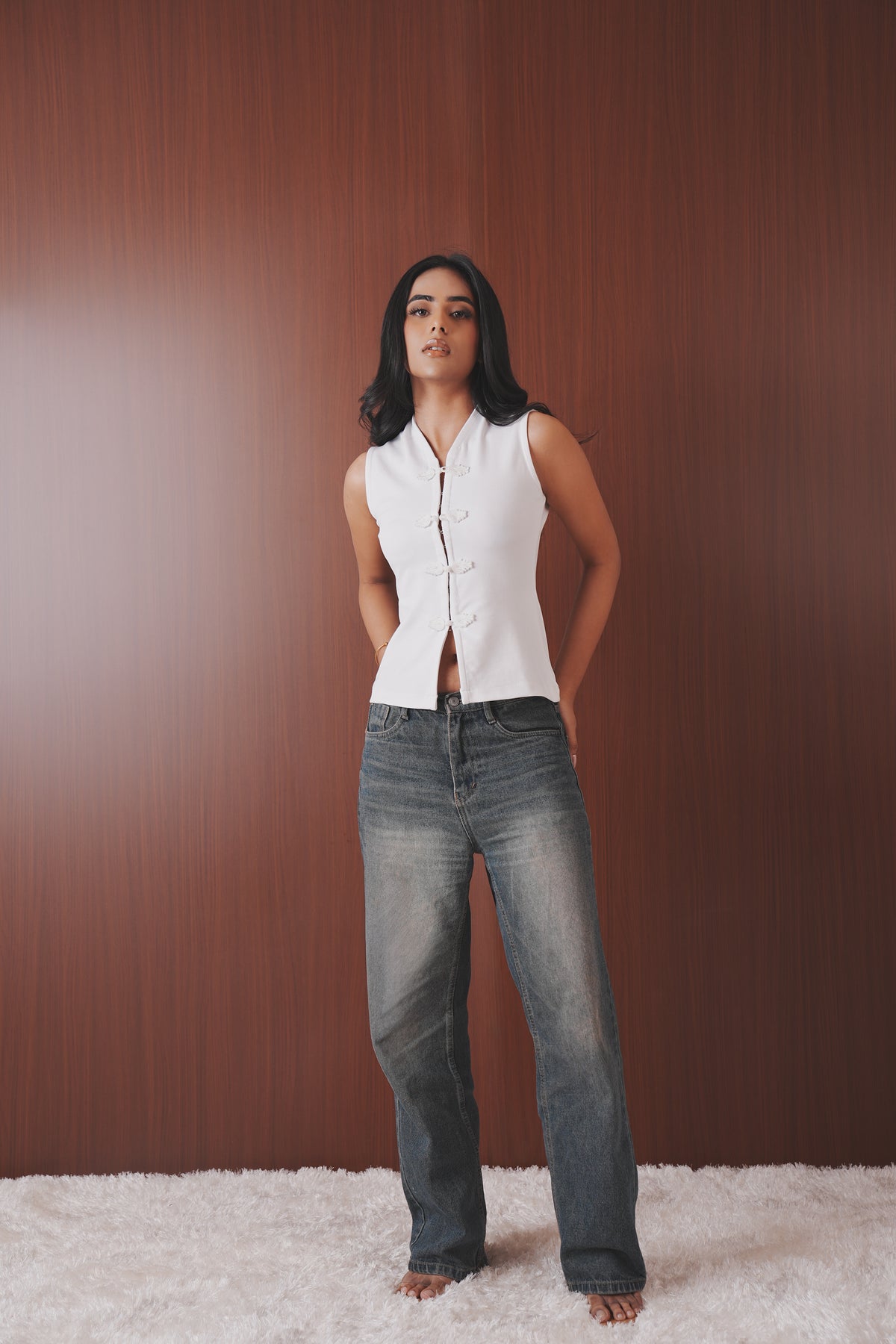 Frog Fastening Waistcoat