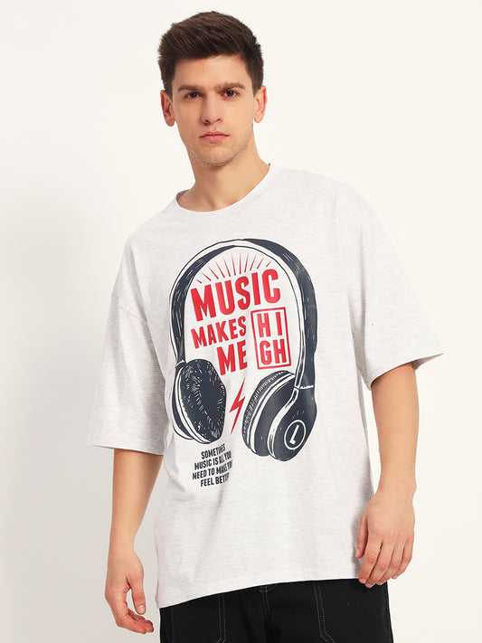 Graphic Drop Shoulder Tee