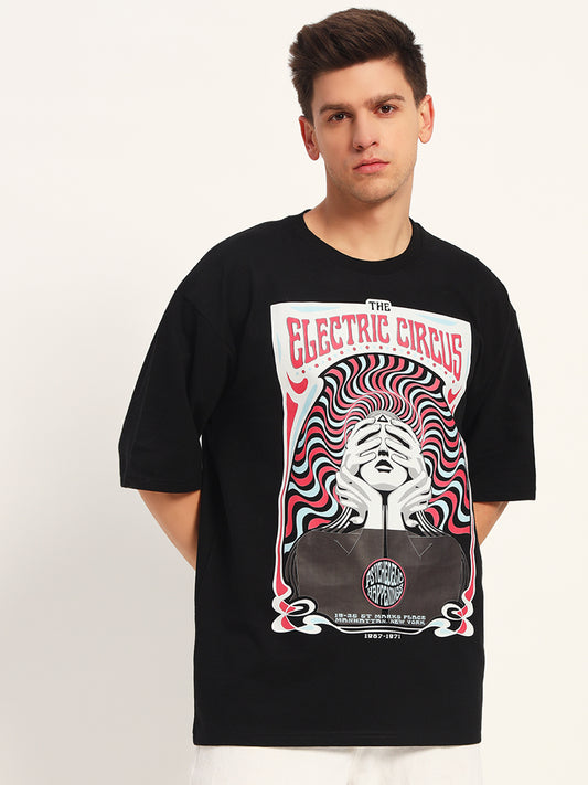 Graphic Drop Shoulder Tee