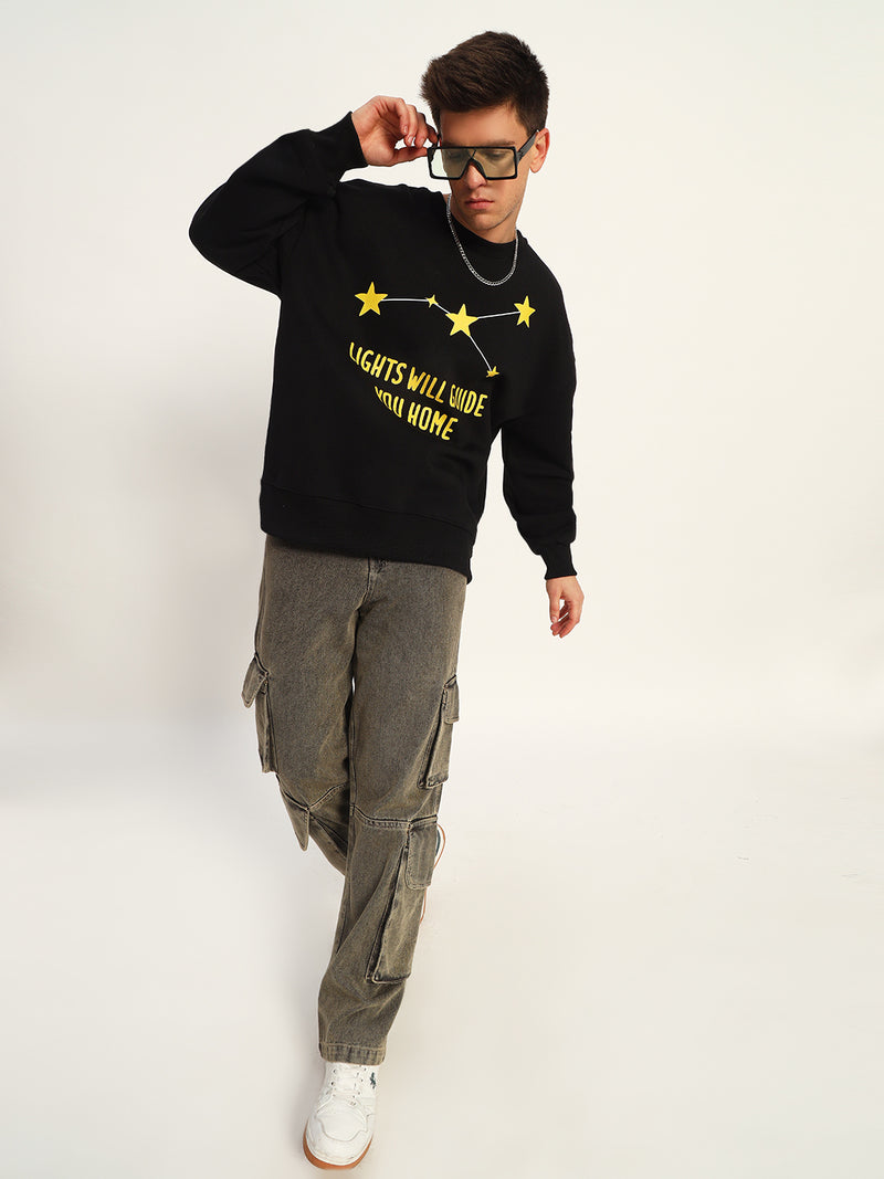 Graphic Drop Shoulder Sweatshirt