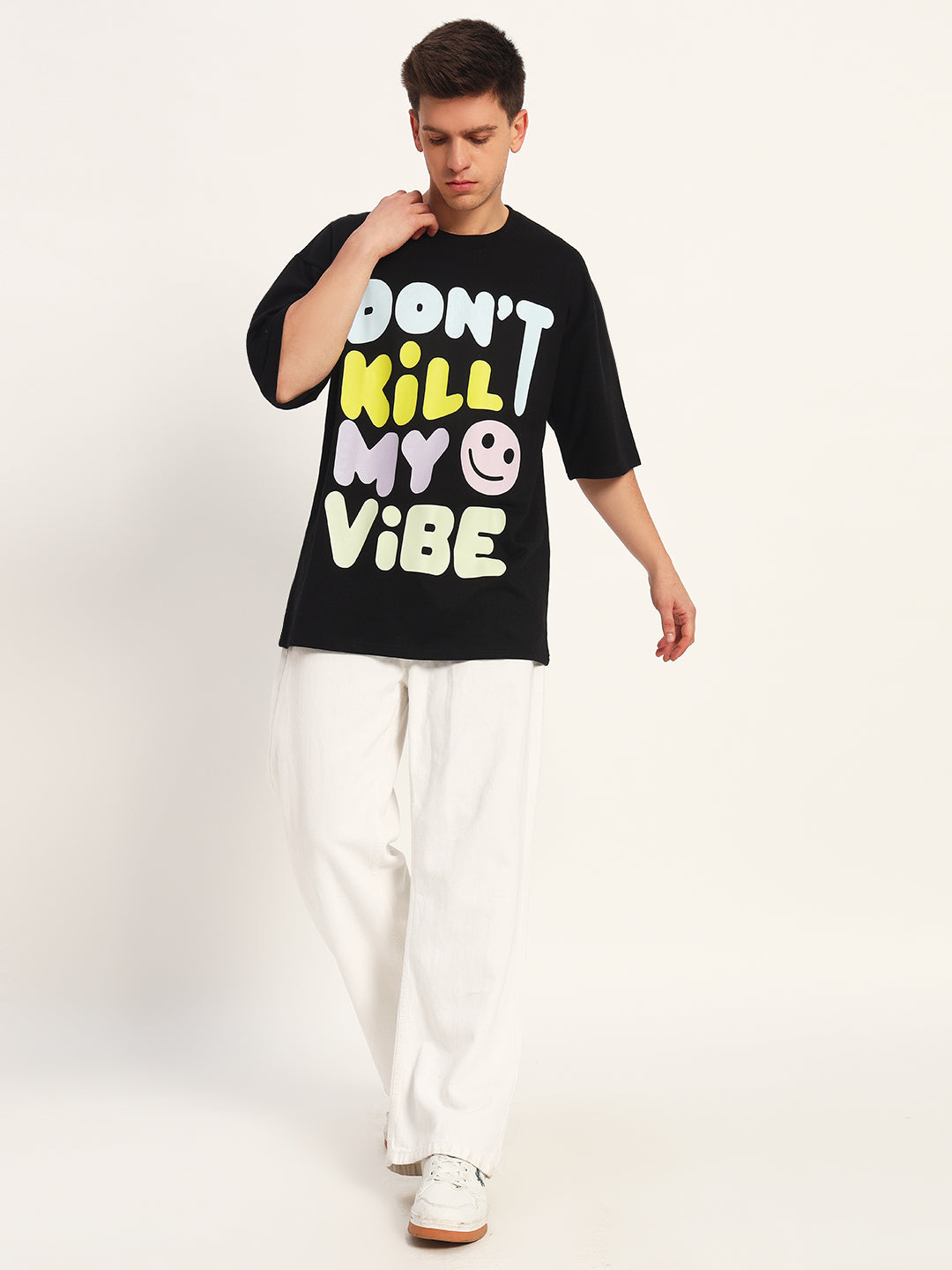 Graphic Drop Shoulder Tee