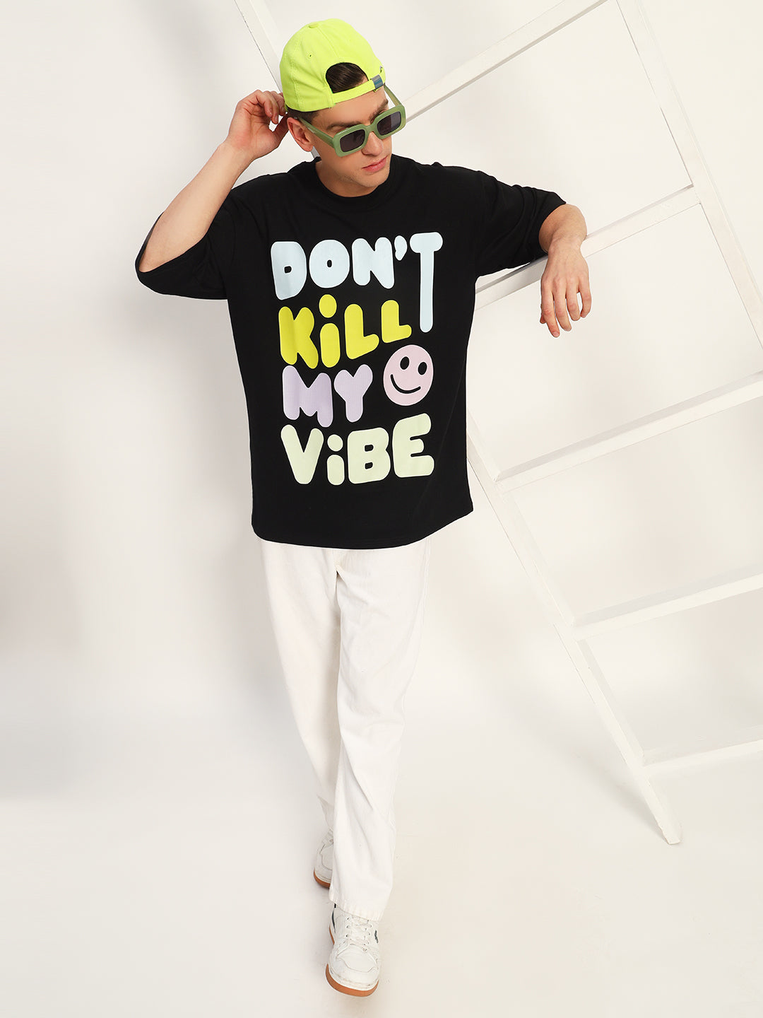 Graphic Drop Shoulder Tee