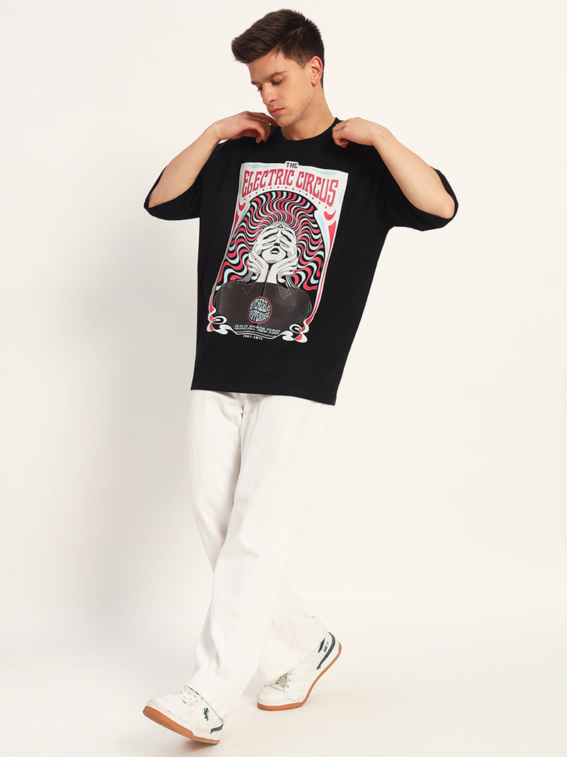 Graphic Drop Shoulder Tee