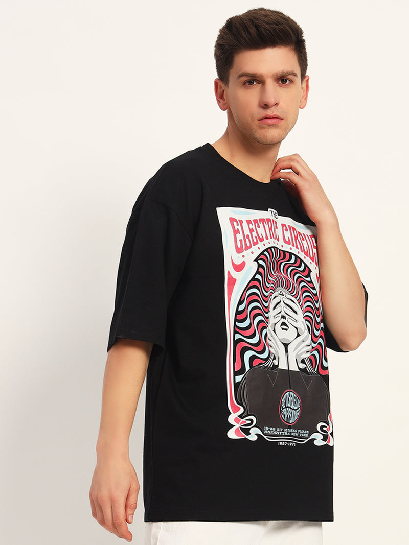 Graphic Drop Shoulder Tee