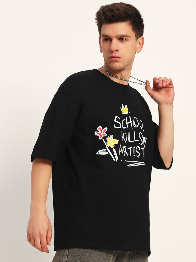 Graphic Drop Shoulder Tee