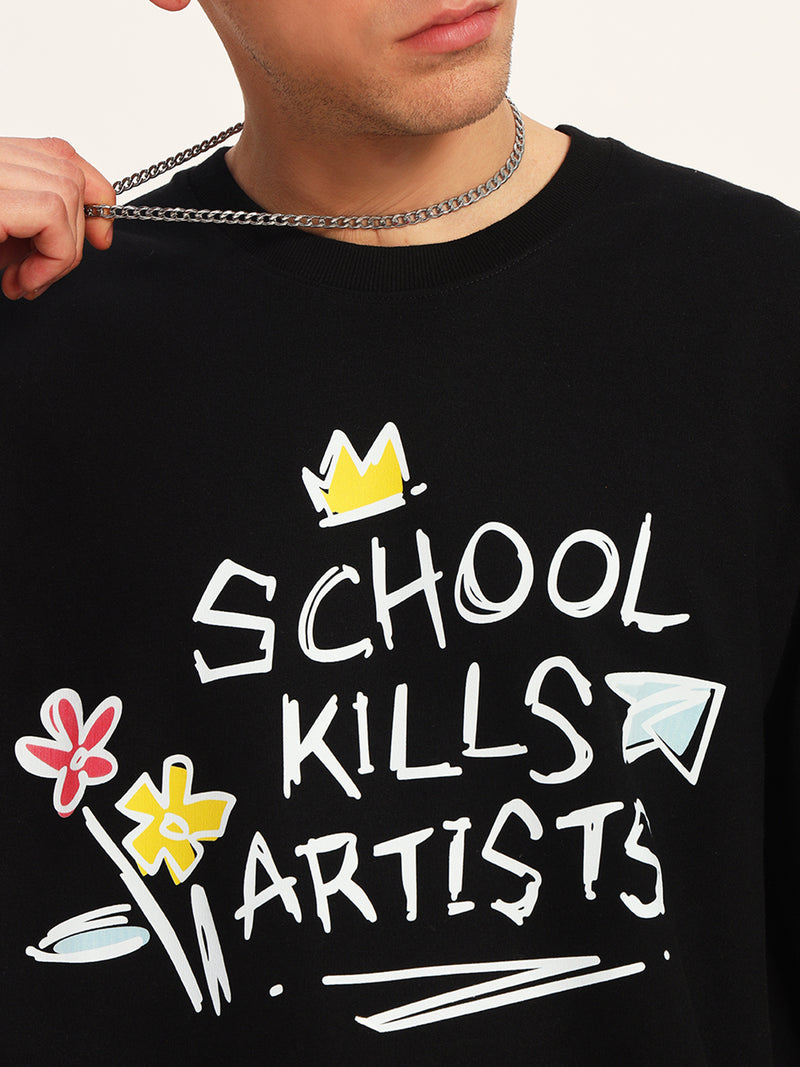 Graphic Drop Shoulder Tee