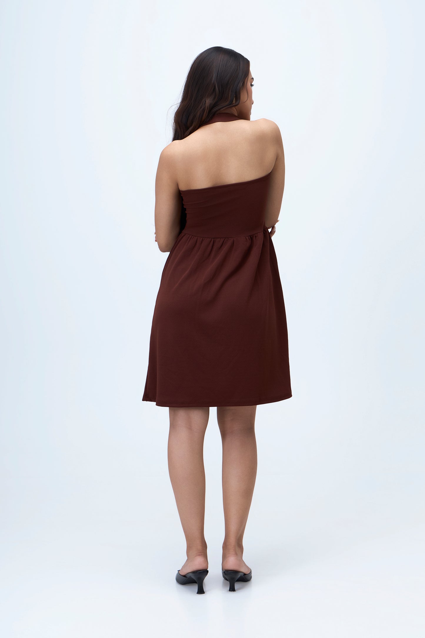 Solid Halter Midi
