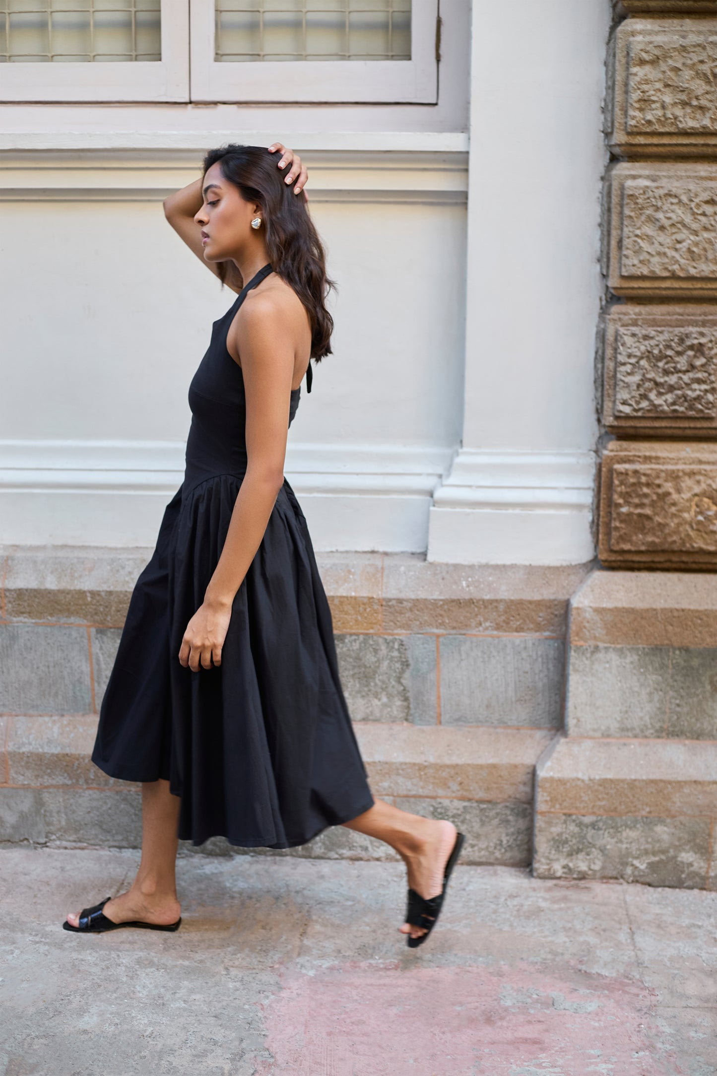 Drop Waist Midi