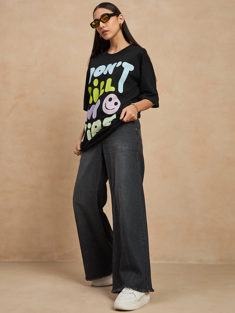 Graphic Drop Shoulder Tee