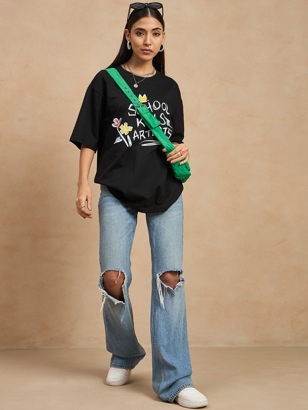 Graphic Drop Shoulder Tee