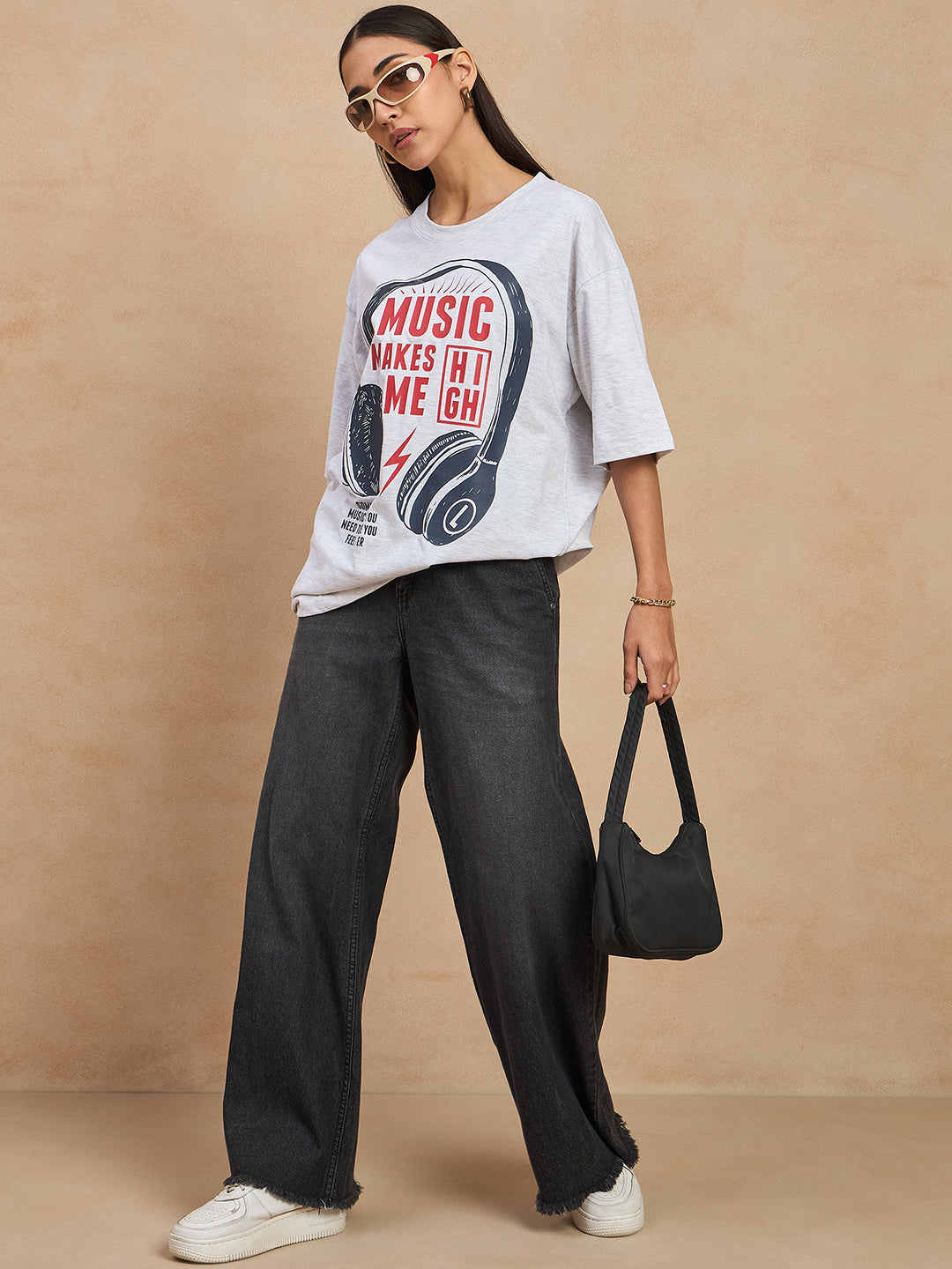 Graphic Drop Shoulder Tee