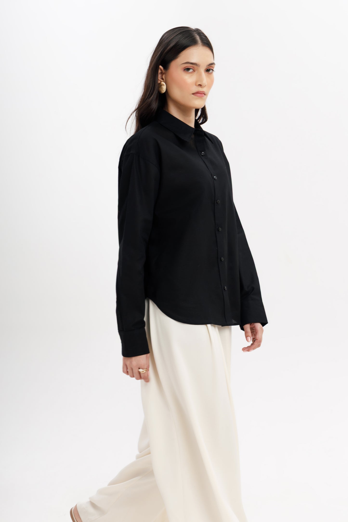 Relaxed Fit Linen Shirt