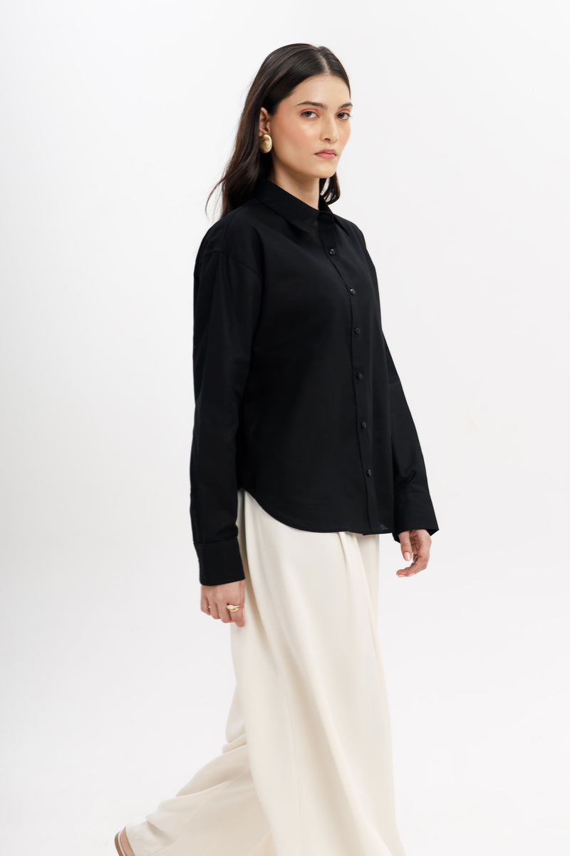 Relaxed Fit Linen Shirt