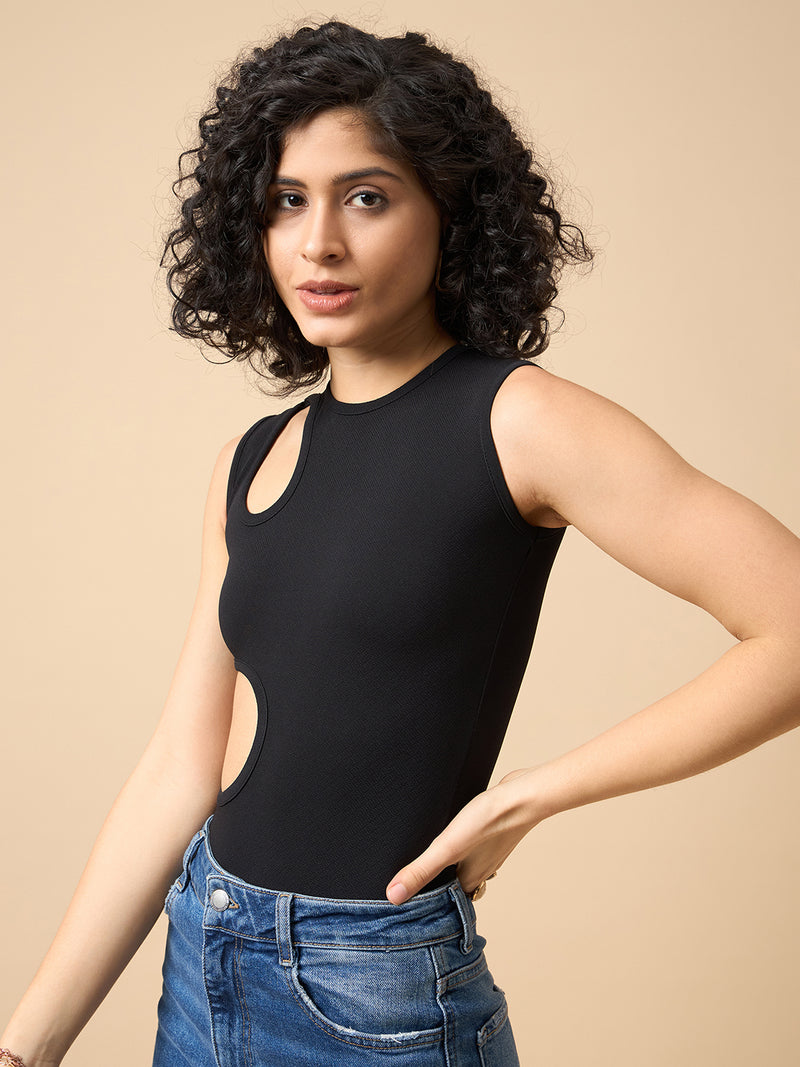 Cut Out Detail Bodysuit