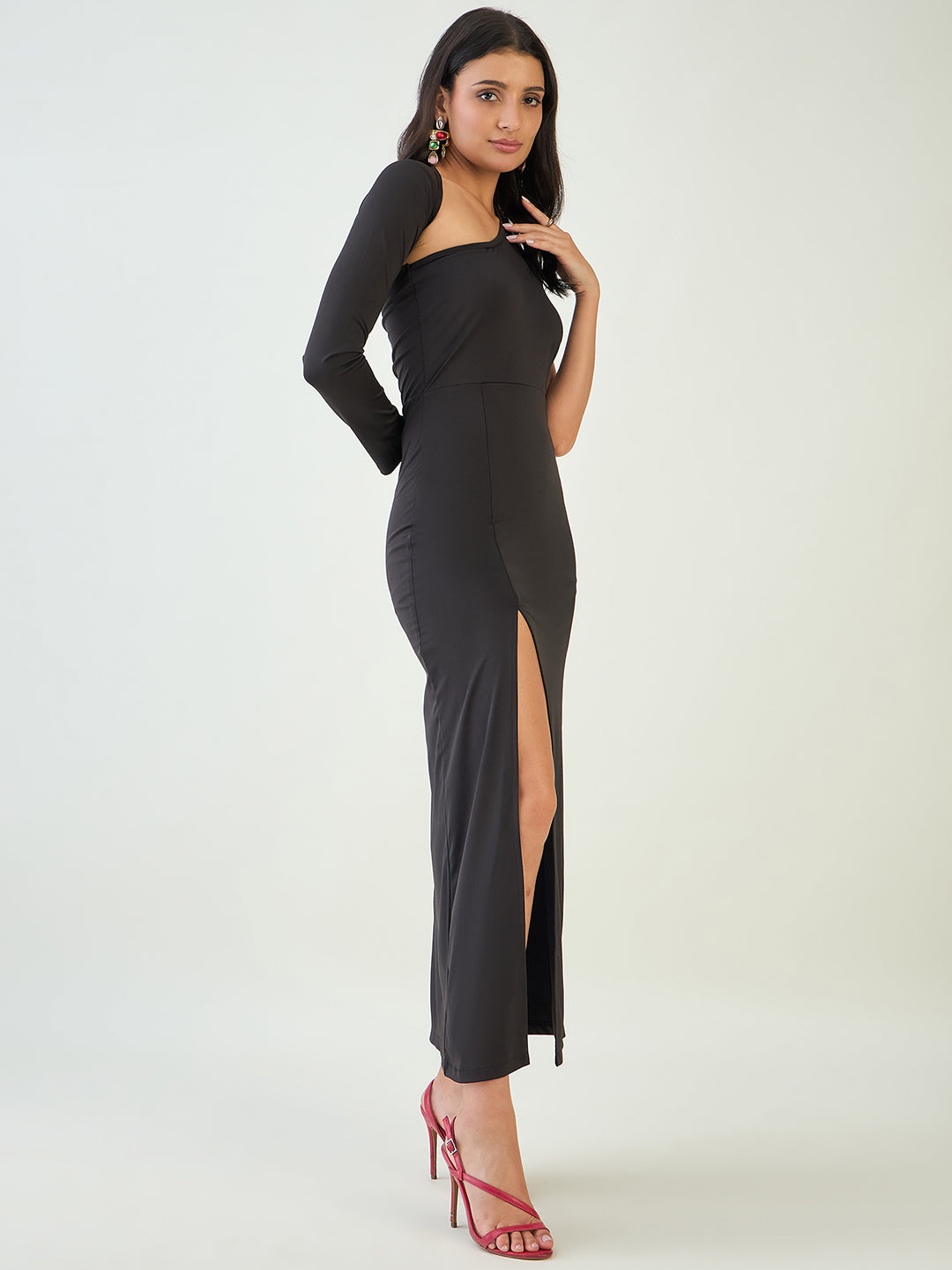 Asymmetrical Maxi Dress