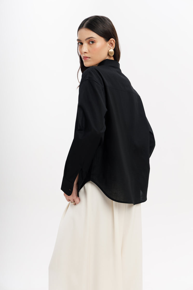 Relaxed Fit Linen Shirt