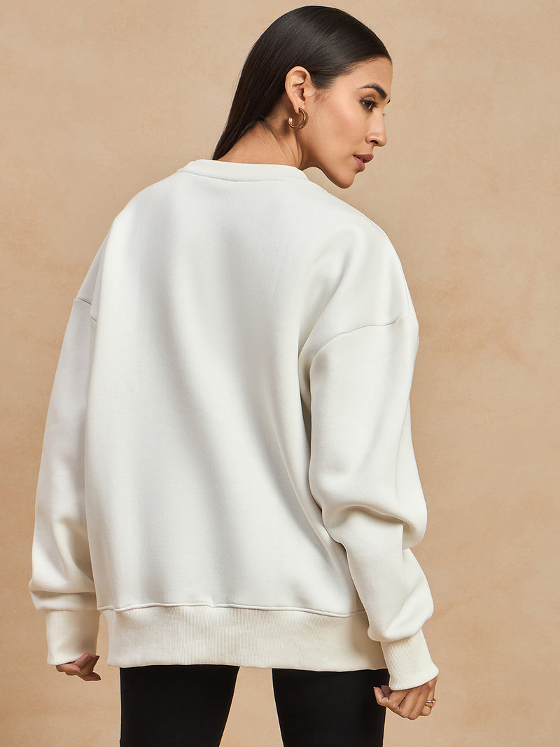 Graphic Drop Shoulder Sweatshirt