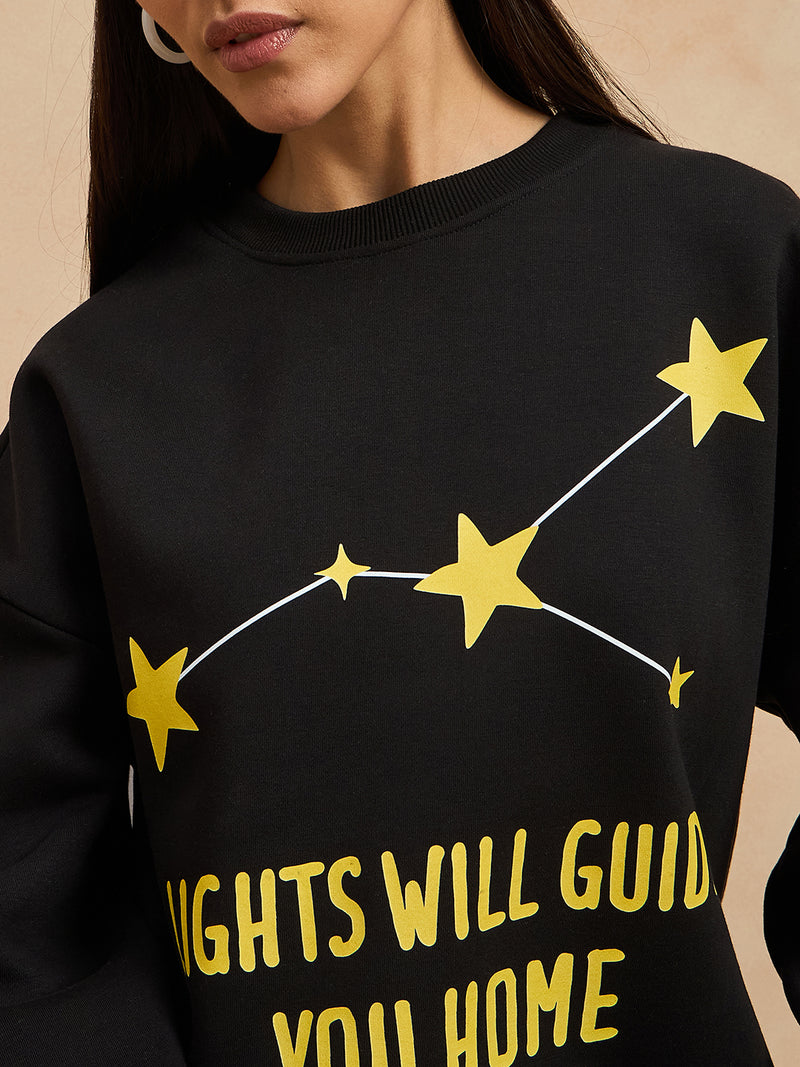 Graphic Drop Shoulder Sweatshirt