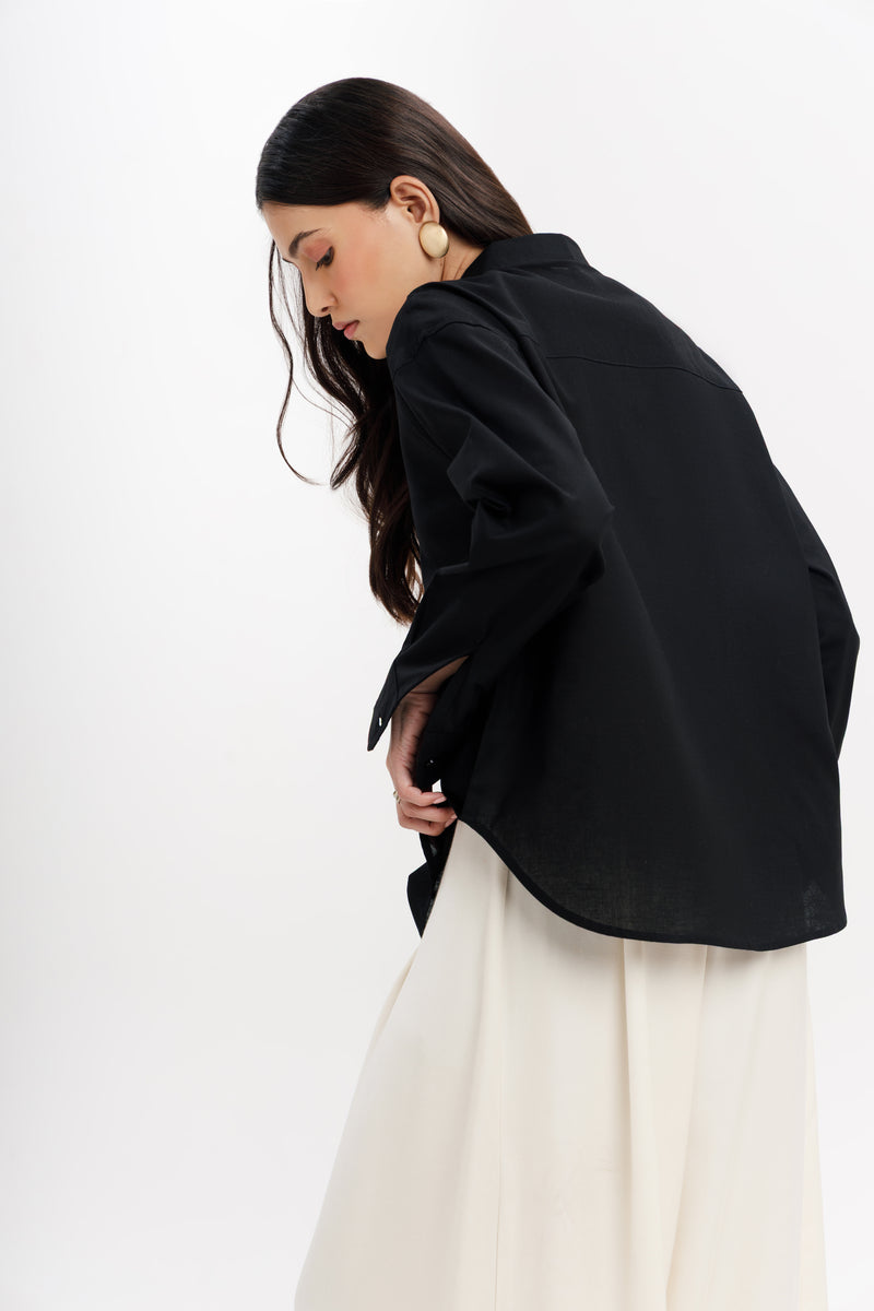 Relaxed Fit Linen Shirt