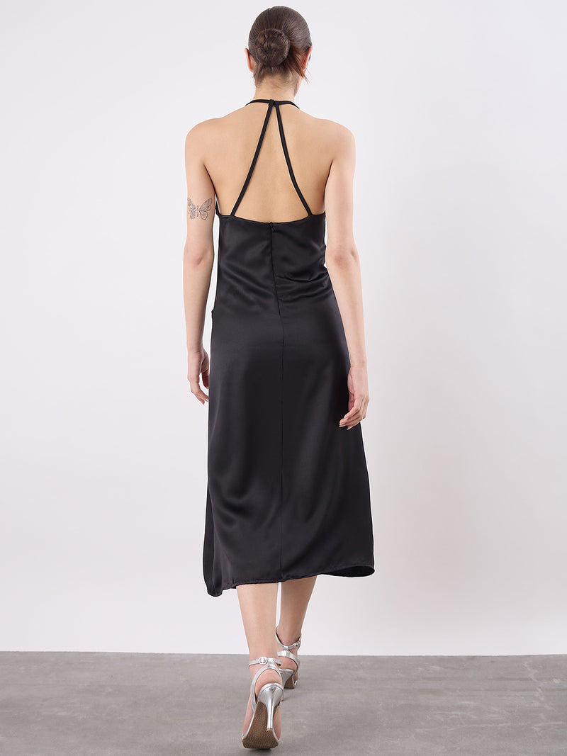 Satin Backless Midi