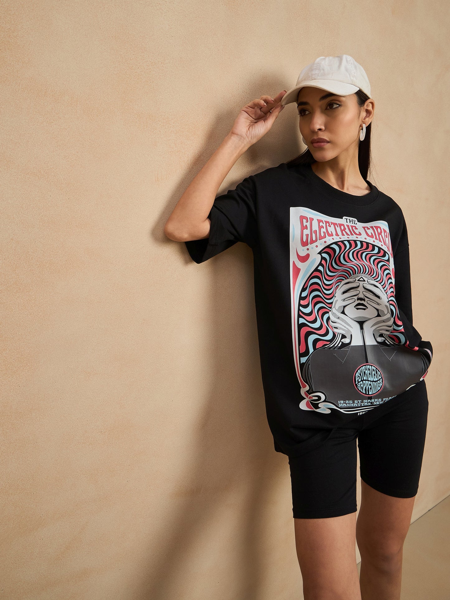 Graphic Drop Shoulder Tee