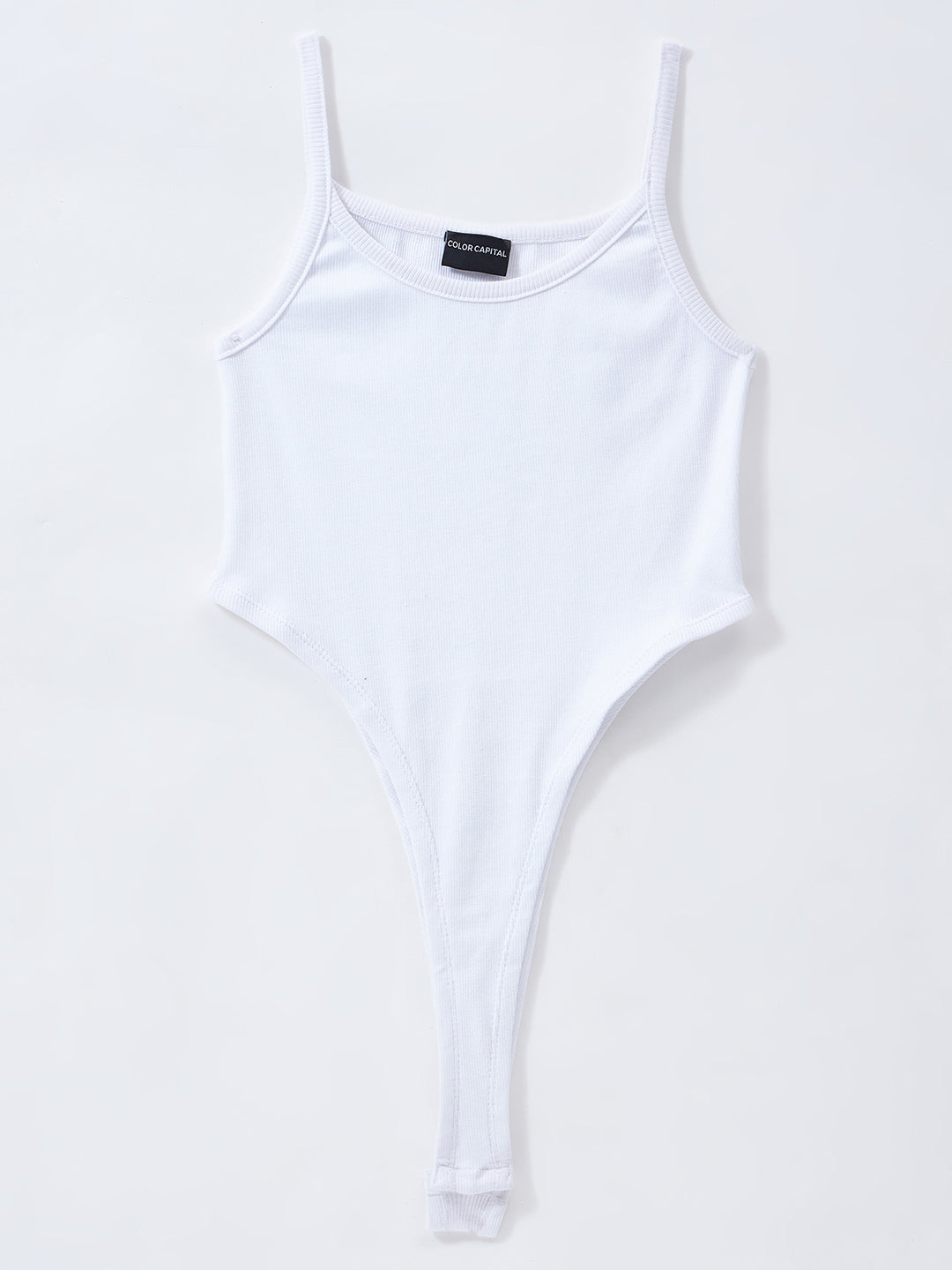 Ribbed High Cut Bodysuit