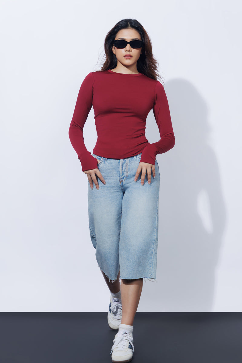Long Sleeve T-Shirt With Thumbhole