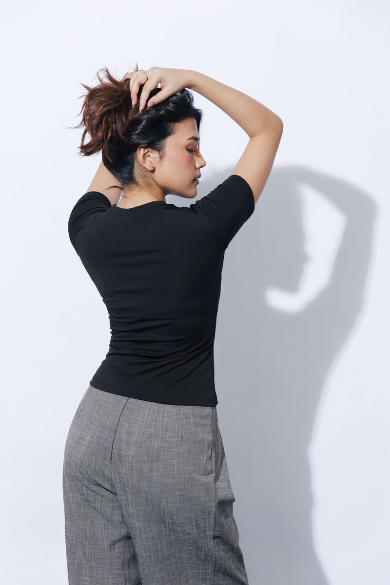 Short Sleeve Fitted T-Shirt
