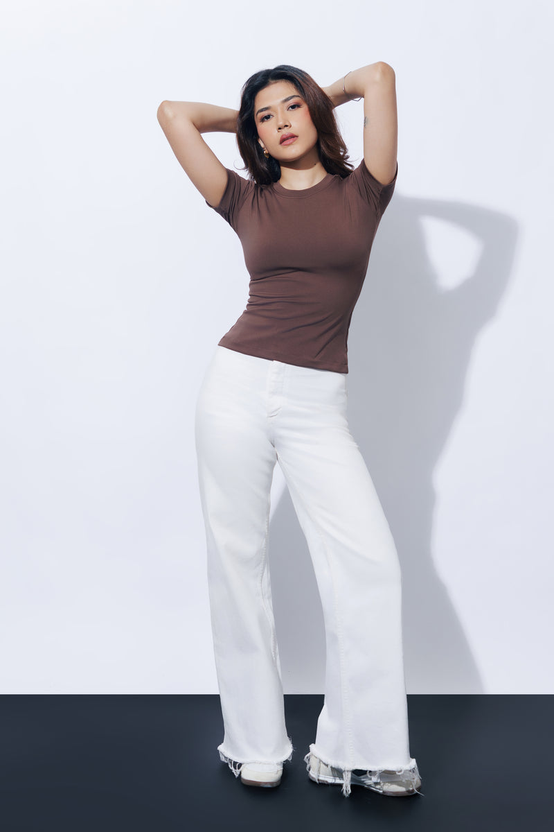 Short Sleeve Fitted T-Shirt